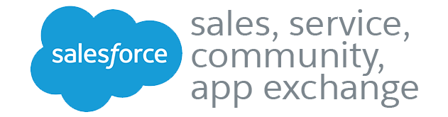 Salesforce Sales, Service, Community, App Exchange